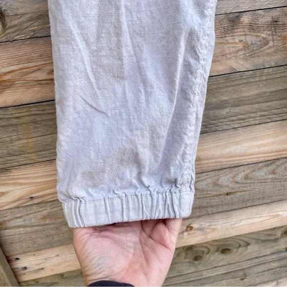 Frank & Eileen Jameson Italian Performance Linen cropped jogger pants - Picture 5 of 12